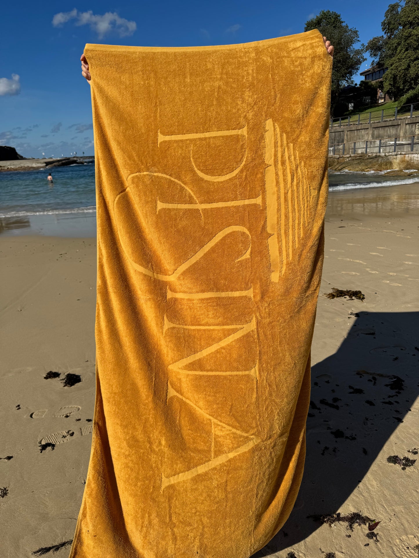 Pisina Oversized Towels Mustard