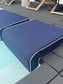 Poolside Cushion Deep Lagoon Blue Large