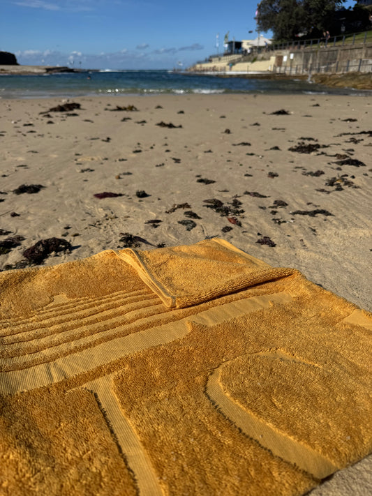 Pisina Oversized Towels Mustard