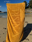 Pisina Oversized Towels Mustard
