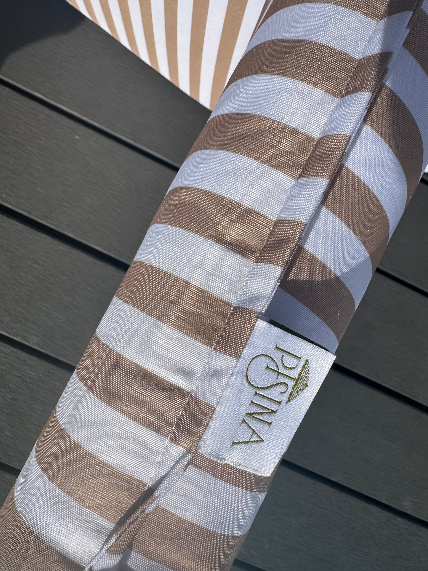 Reclining Sun Lounger Taupe