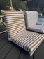 Reclining Sun Lounger Mustard