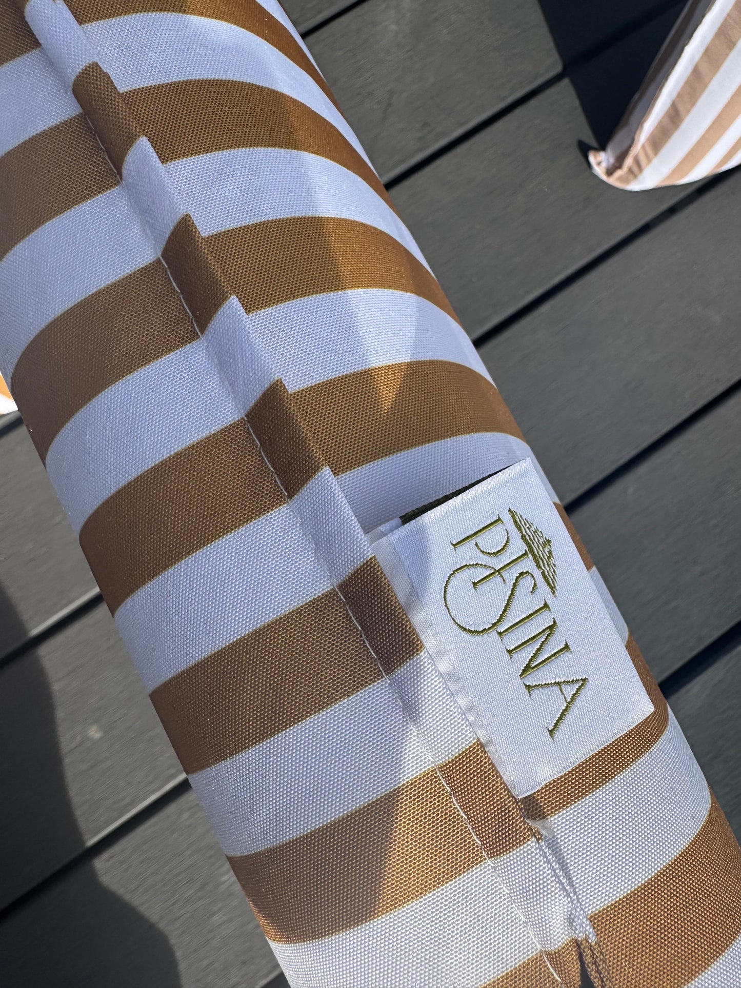 Reclining Sun Lounger Mustard