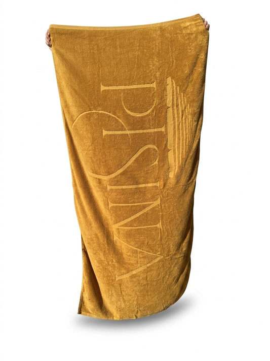 Pisina Oversized Towels Mustard