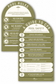 Arch CPR Pool Sign and Pool Rules Combo Olive