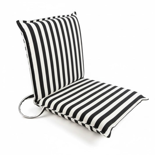 Reclining Sun Lounger Black