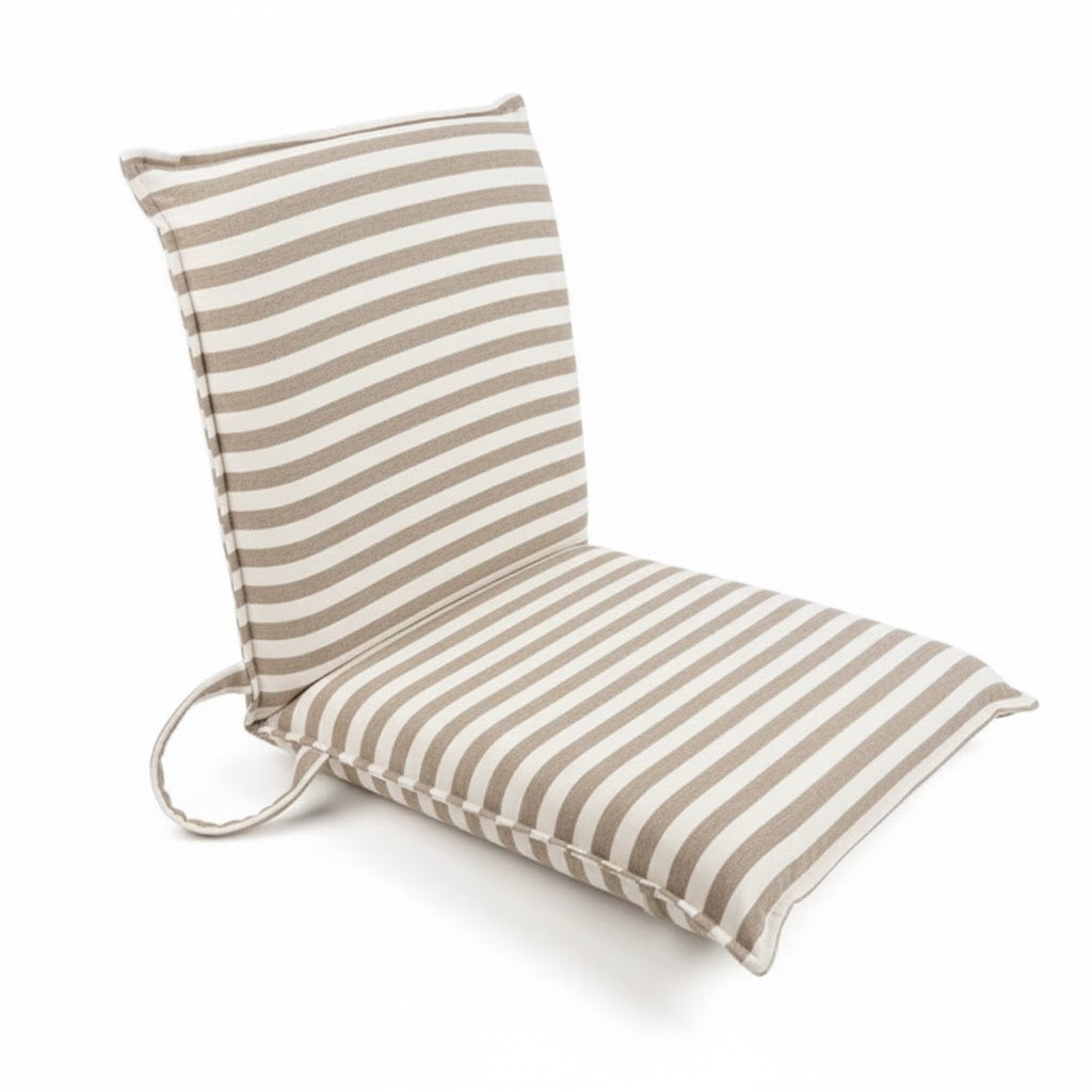 Reclining Sun Lounger Taupe