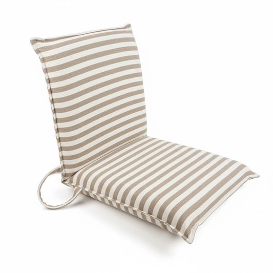 Reclining Sun Lounger Taupe