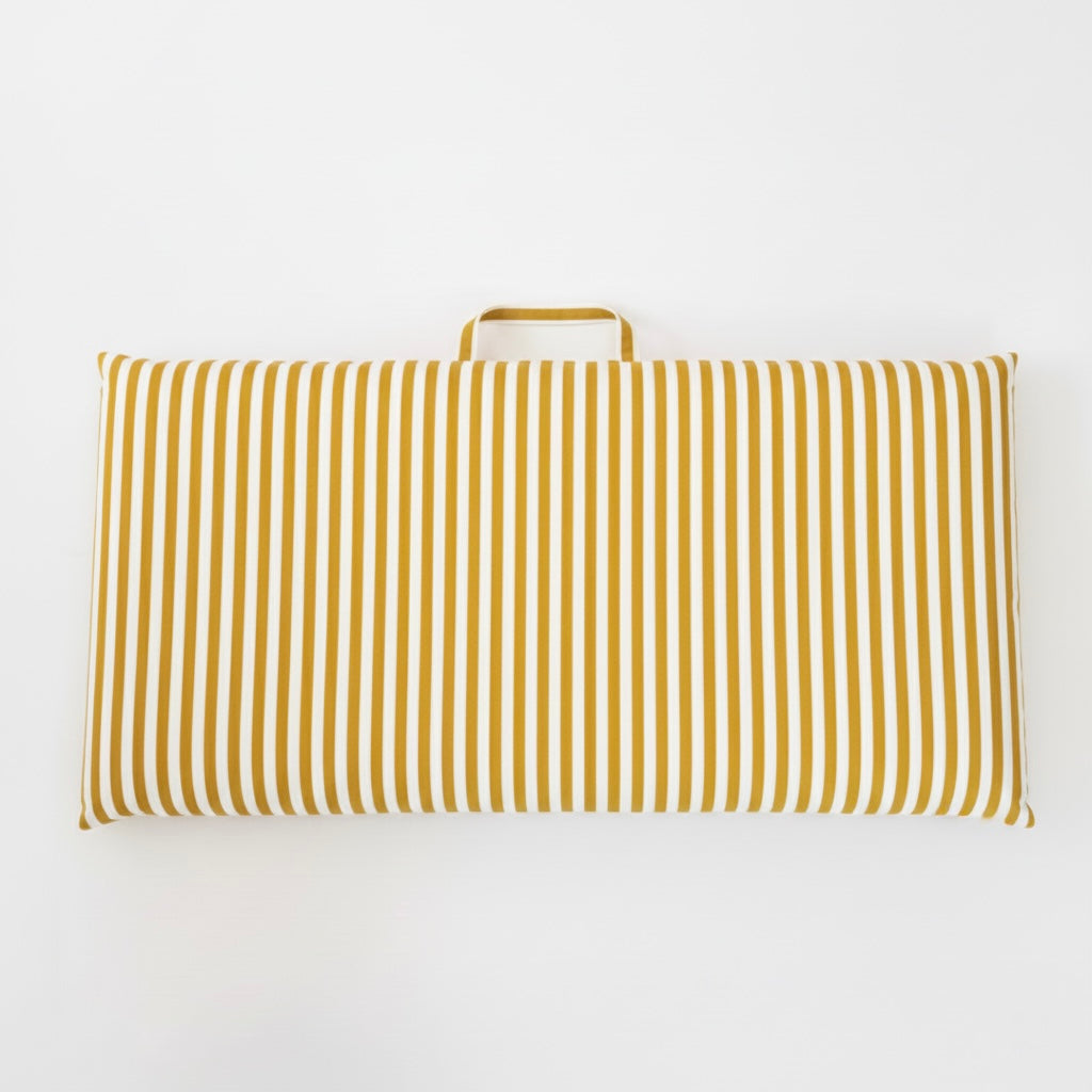 Reclining Sun Lounger Mustard