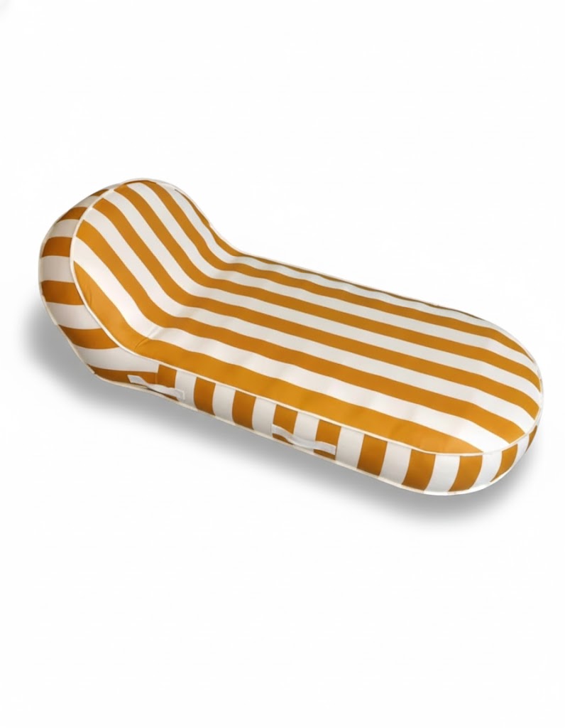 Pool Lounger Float Mustard