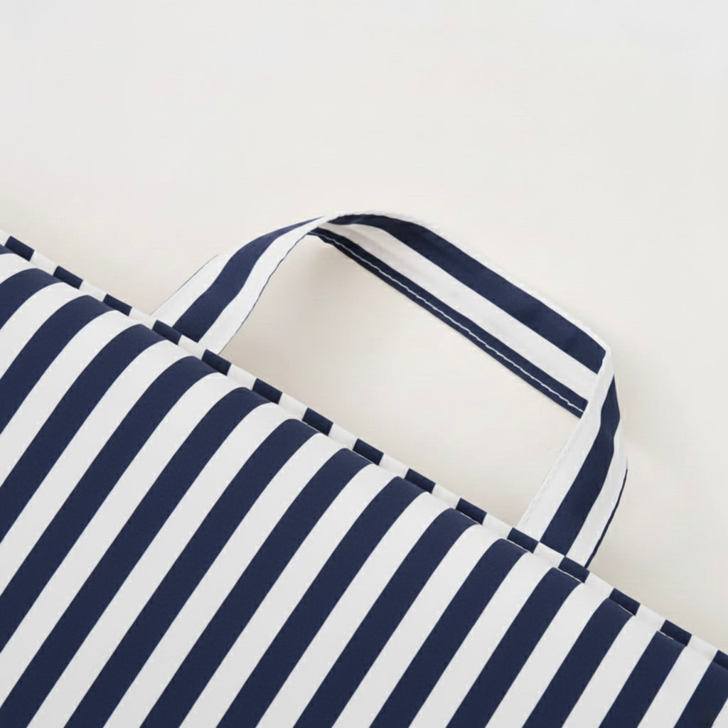 Reclining Sun Lounger Ocean Blue