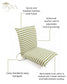 Reclining Sun Lounger Olive