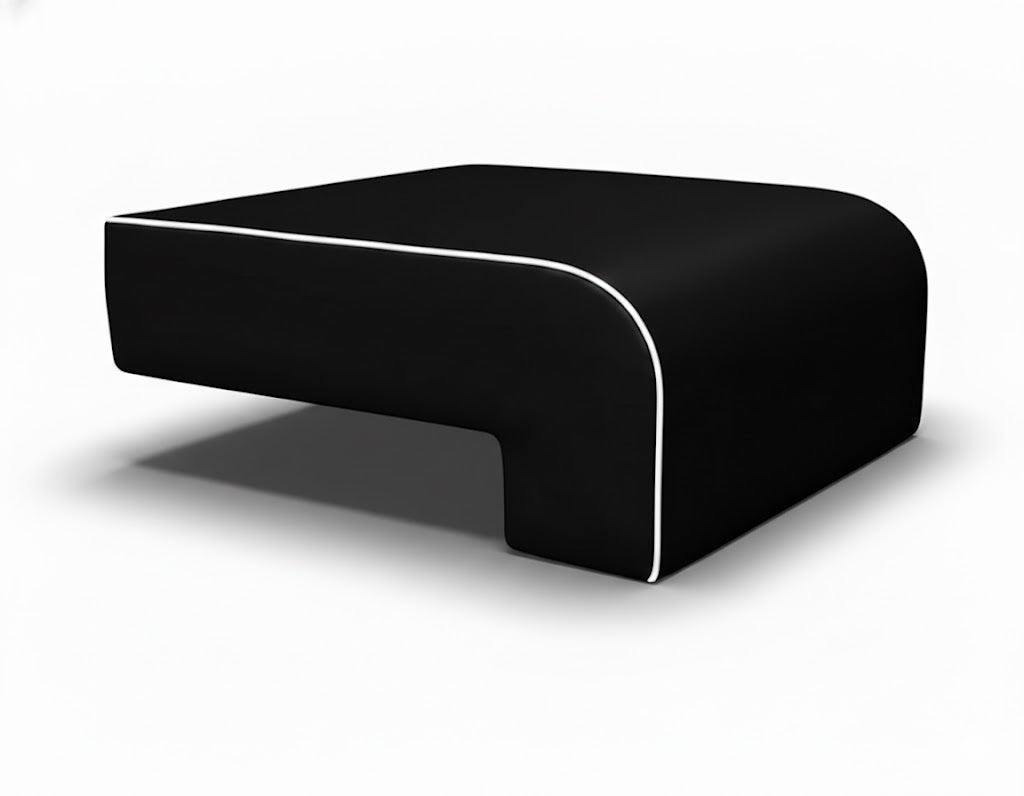Poolside Cushion Black Small
