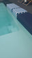 Poolside Cushion Deep Lagoon Blue Large