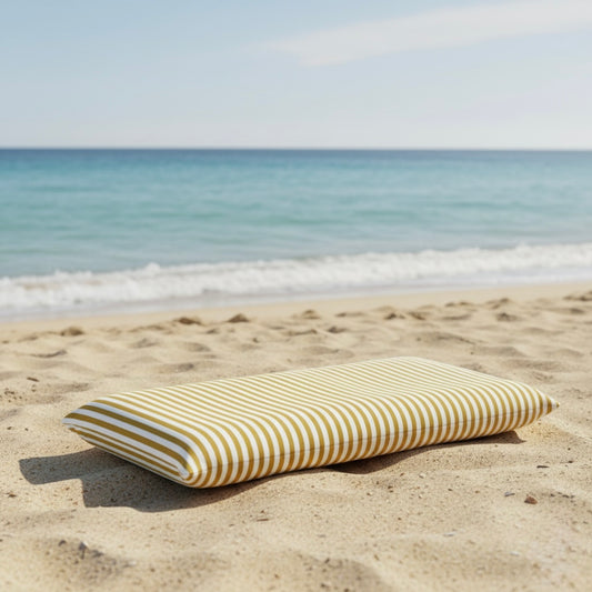 Reclining Sun Lounger Mustard