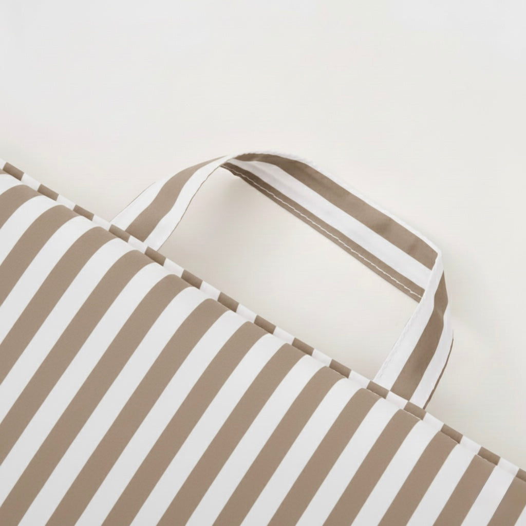 Reclining Sun Lounger Taupe