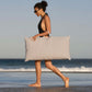 Reclining Sun Lounger Taupe